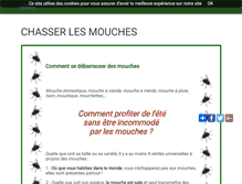 Tablet Screenshot of chasser-les-mouches.com